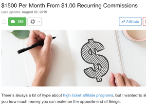 4 Figure Per Month From $1 Recurring